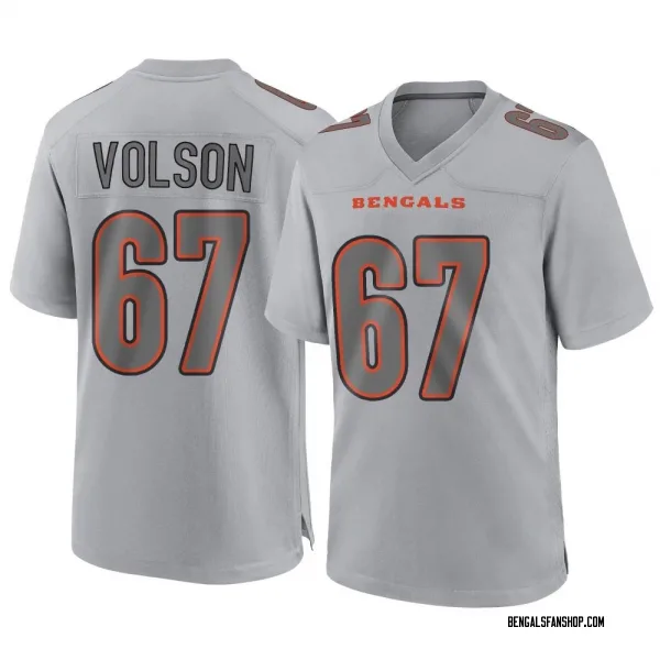 Cordell Volson Cincinnati Bengals Men's Legend White Color Rush T-Shirt