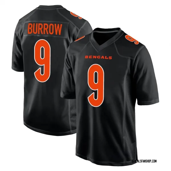 Nike Youth Cincinnati Bengals Youth Game Jersey - Joe Burrow - Black