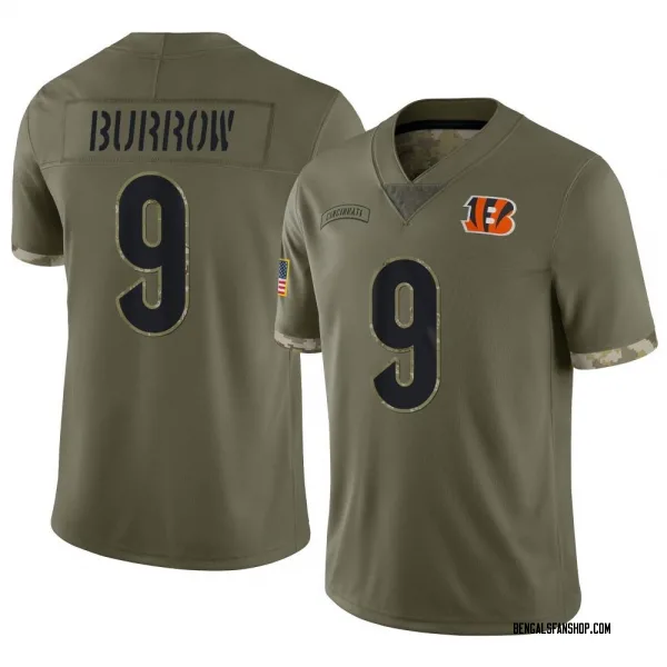 Men's Nike A.J. Green Olive Cincinnati Bengals Salute To Service Limited  Jersey