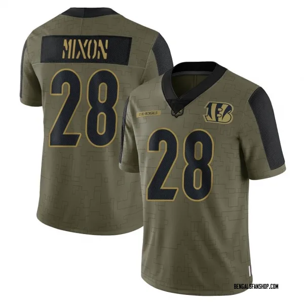 Youth Nike Joe Mixon Anthracite Cincinnati Bengals Inverted Game Jersey