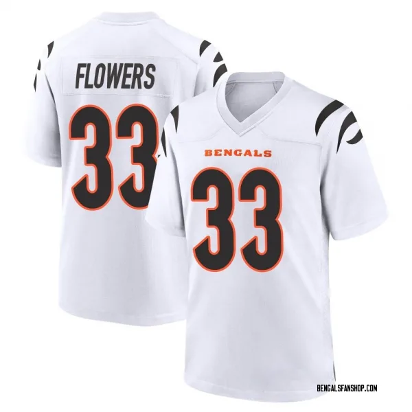 White Youth Tre Flowers Cincinnati Bengals Legend Color Rush Jersey